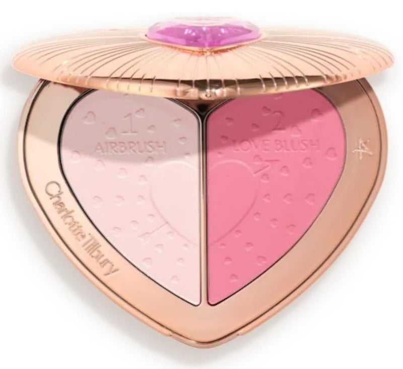 Charlotte Tilbury FLAWLESS PINK Beauty Soulmates Brighten & Blush Powder Palette - Image 1
